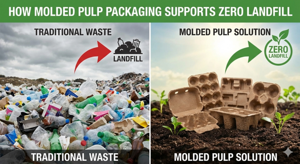 How Molded Pulp Packaging Supports Zero Landfill Packaging - Molded ...