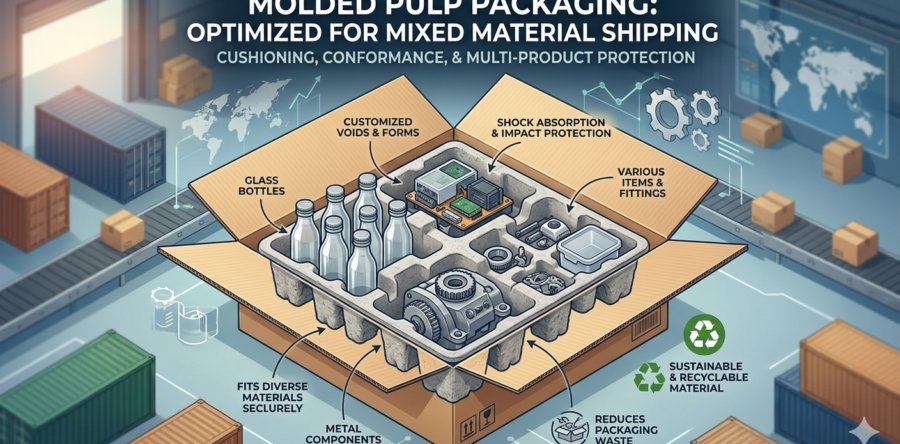 Why Molded Pulp Packaging Works for Mixed Material Shipping