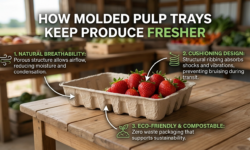 How Molded Pulp Trays Keep Produce Fresher