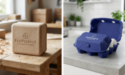 Branding on Molded pulp packaging