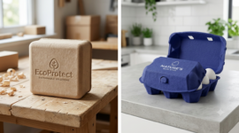 Branding on Molded pulp packaging